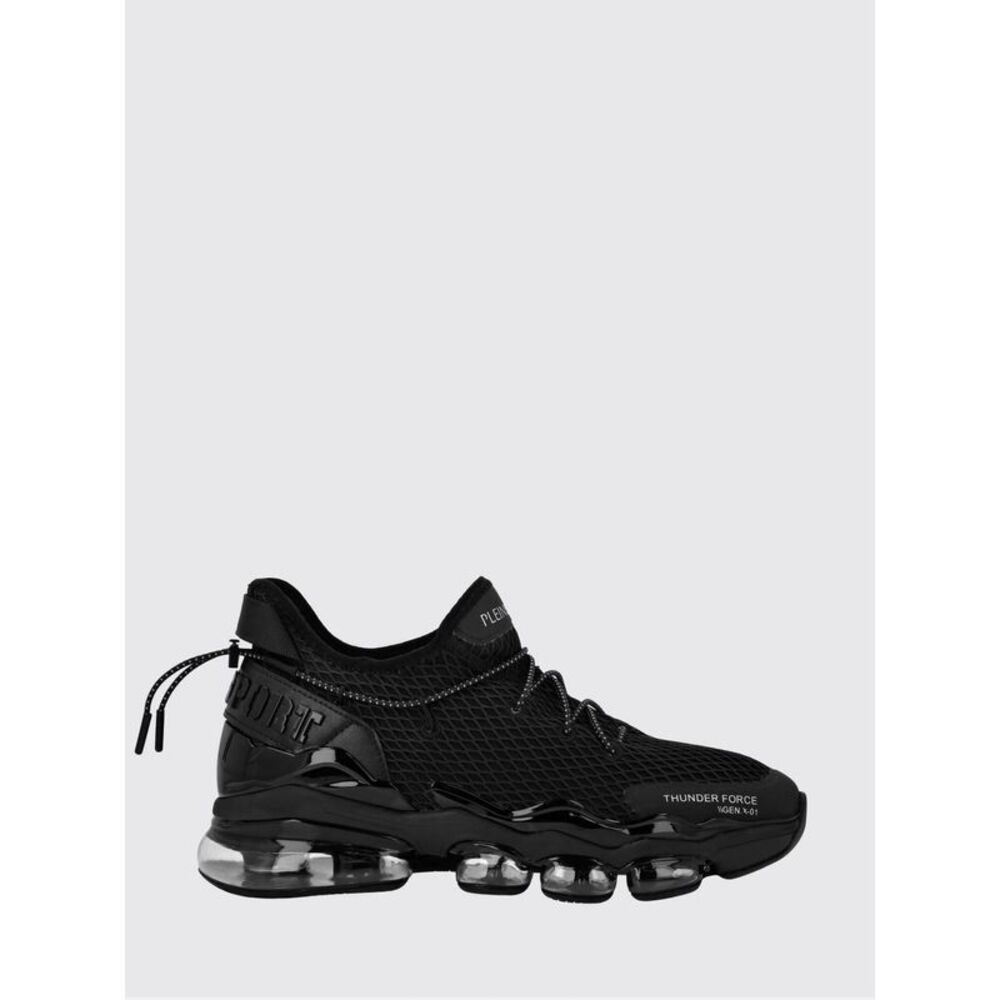 Plein Sport Men Two-Tone Mesh Low-Top Trainers Plein Sport With Cushioned Sole